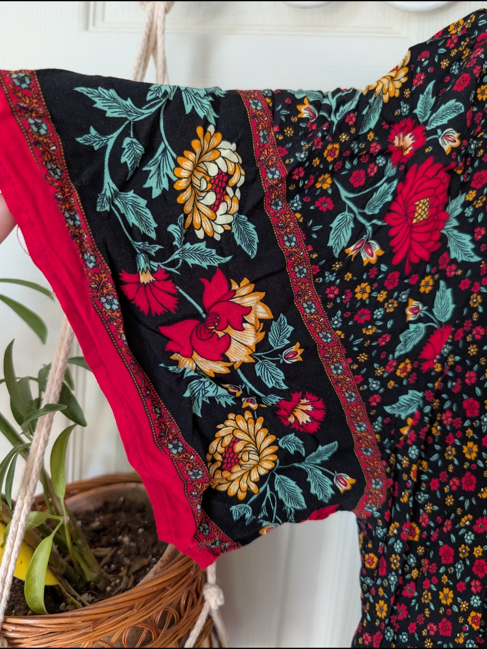 Ekouaer Colorful Floral Maxi Dress Muumuu with Pockets 2XL - Picture 2 of 9